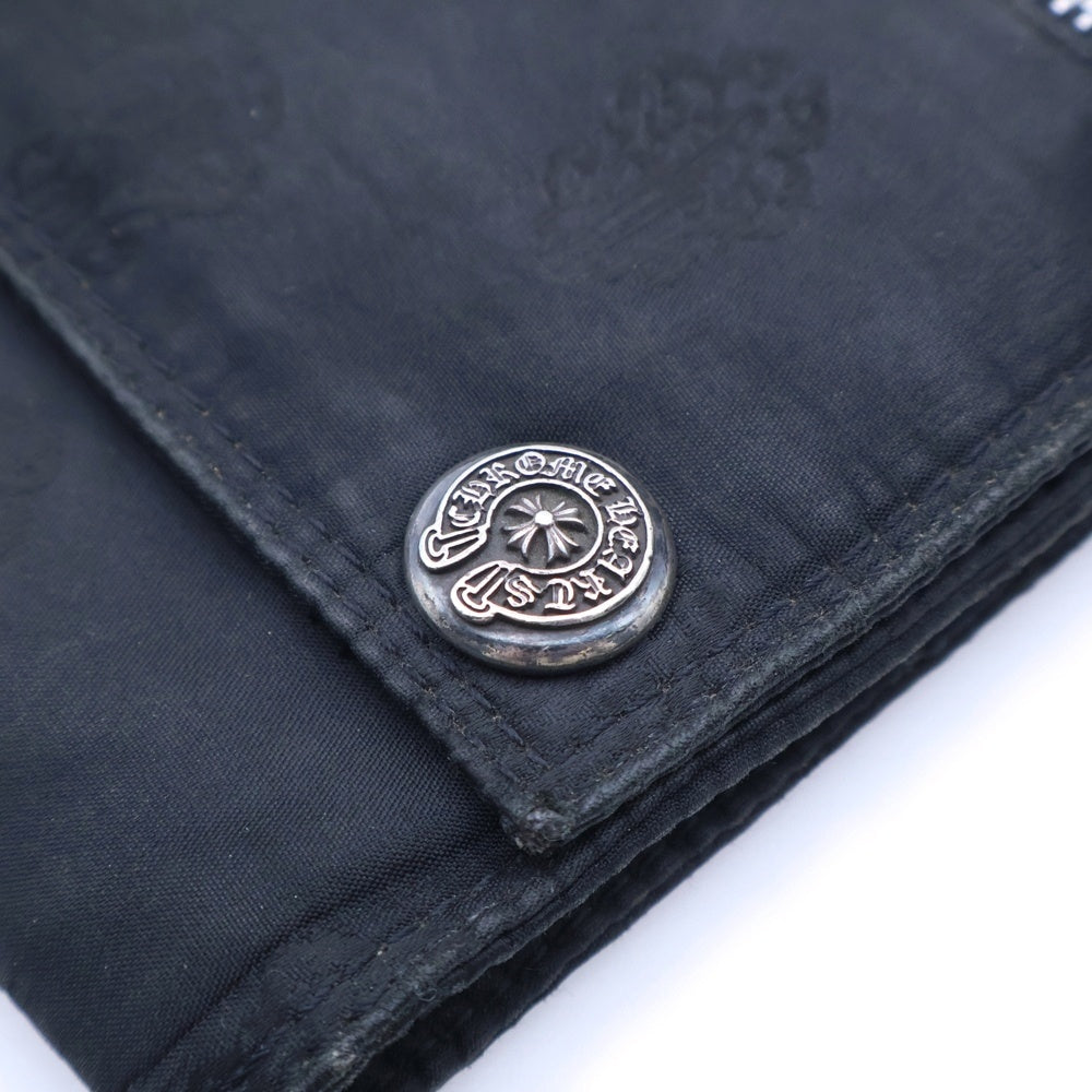 CHROME HEARTS(クロムハーツ) 3 FOLD LARGE NYLON WALLET 3フォールド ナイロンウォレット 財布 ブラック