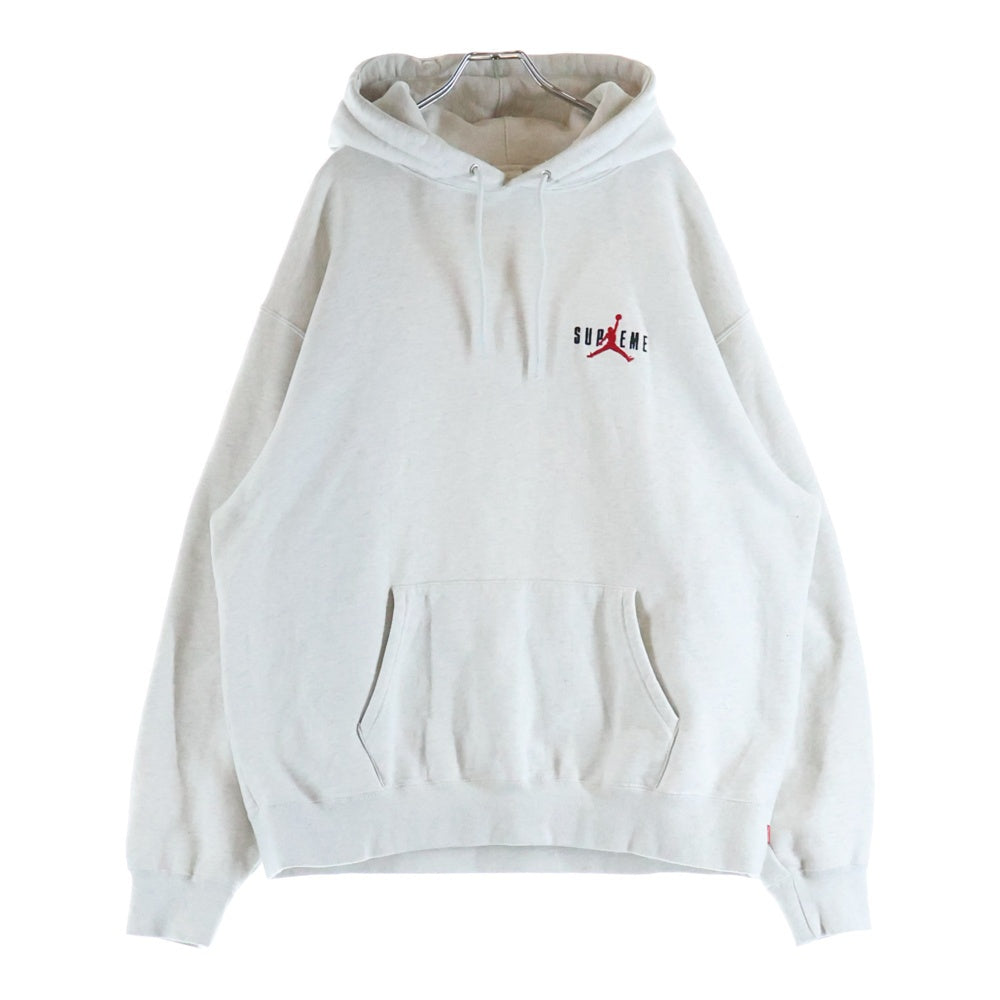 SUPREME(シュプリーム) 24AW ×Air Jordan Hooded Sweatshirt プルオーバー パーカー グレー HF0836-051