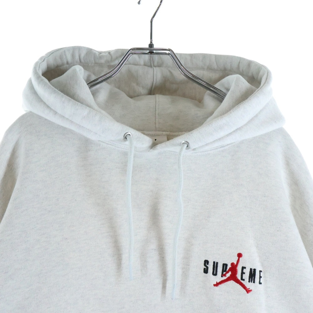 SUPREME(シュプリーム) 24AW ×Air Jordan Hooded Sweatshirt プルオーバー パーカー グレー HF0836-051