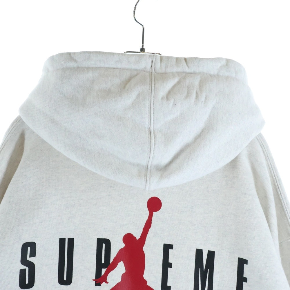 SUPREME(シュプリーム) 24AW ×Air Jordan Hooded Sweatshirt プルオーバー パーカー グレー HF0836-051