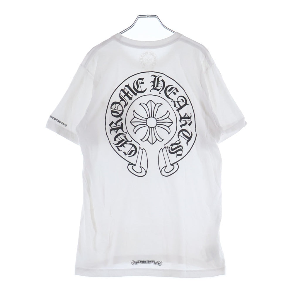 CHROME HEARTS(クロムハーツ) HORSESHOE S/S TEE ホースシュープリント 半袖Tシャツ カットソー ホワイト