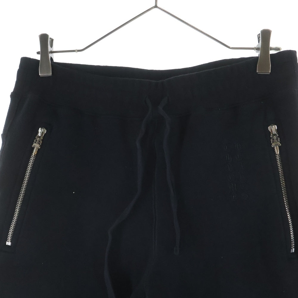 CHROME HEARTS(クロムハーツ) Y NOT ダガージップポケットスウェット ロングパンツ ブラック