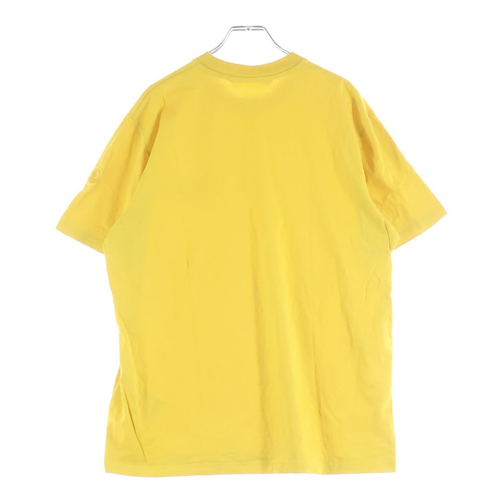 MONCLER(モンクレール) 25AW フロントプリント クルーネック 半袖tシャツ イエロー K20918C00013 89AJS