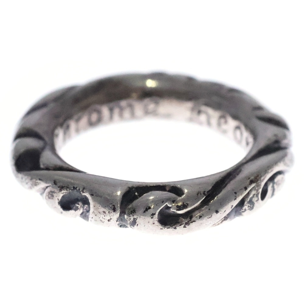CHROME HEARTS(クロムハーツ) SCRL BAND スクロールバンド リング シルバー BCA351