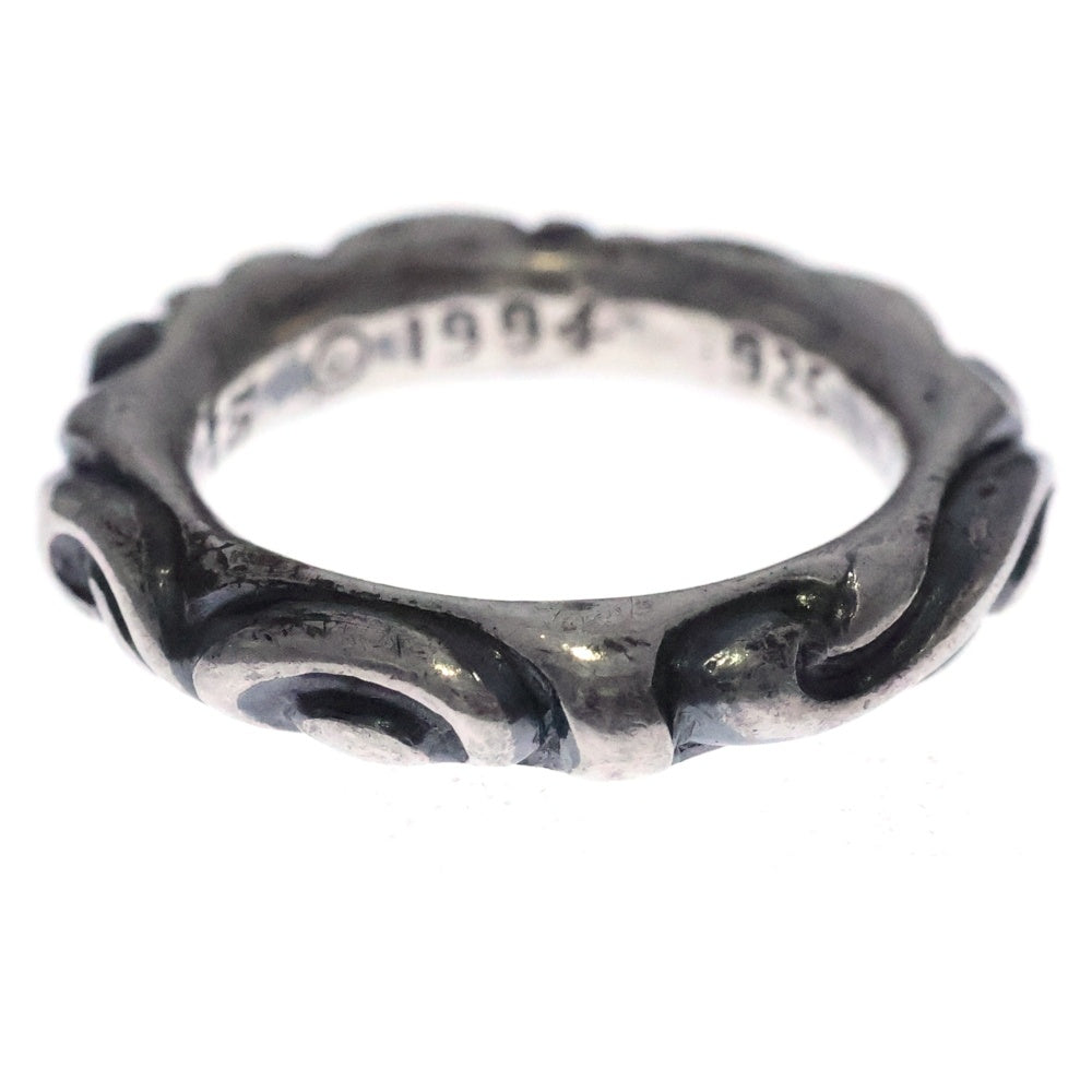 CHROME HEARTS(クロムハーツ) SCRL BAND スクロールバンド リング シルバー BCA351