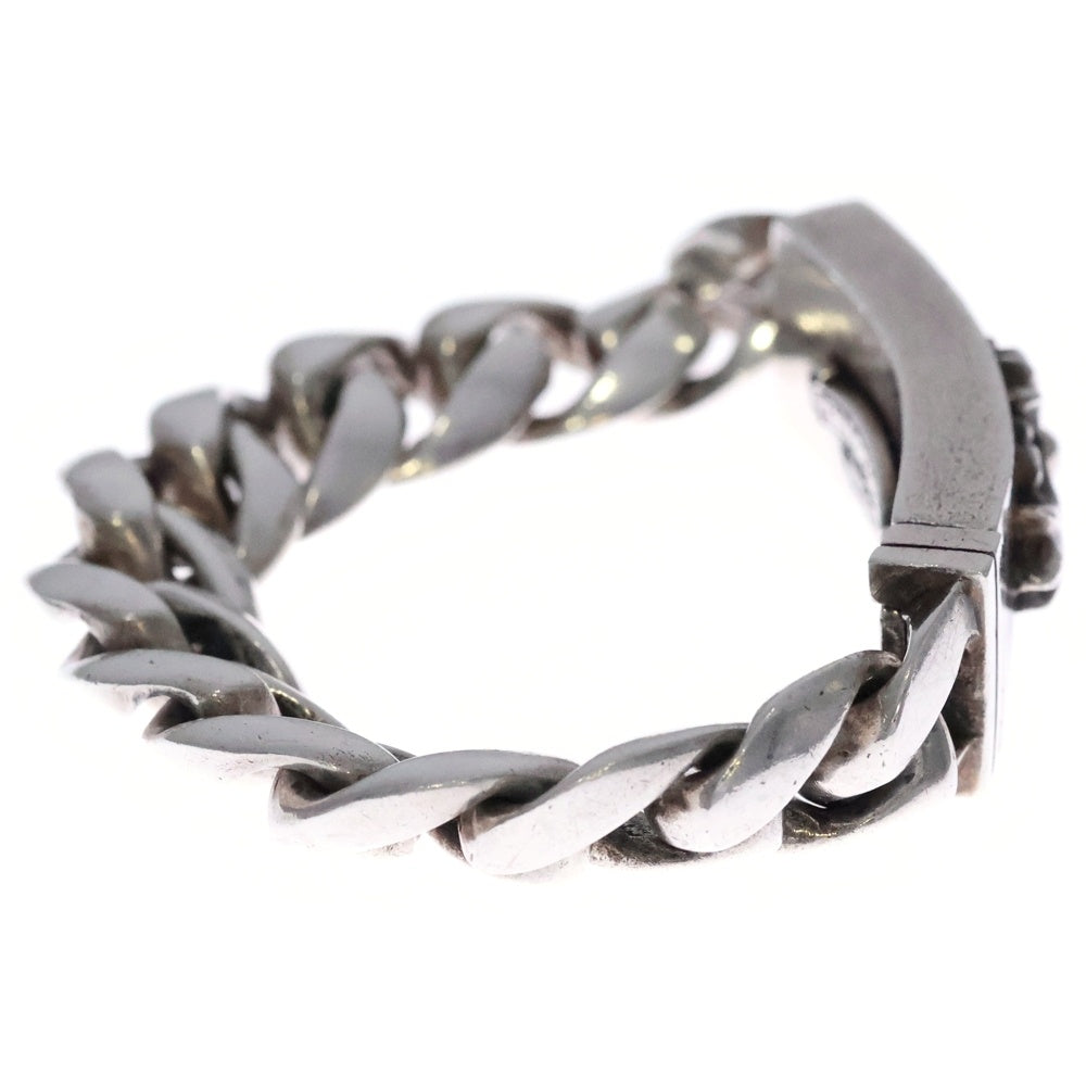 CHROME HEARTS(クロムハーツ) ID FLORAL CRS フローラルクロスIDクラシックリンク ブレスレット 11LINK シルバー BCA164