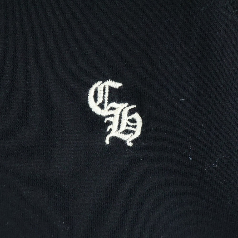CHROME HEARTS(クロムハーツ) Y NOT CHロゴ刺繍プルオーバー パーカーSLO RIDE ブラック