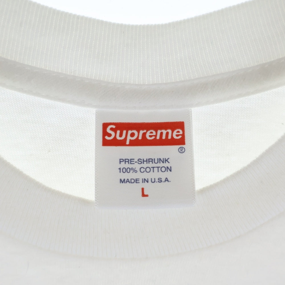 SUPREME(シュプリーム) 20AW Cross Box Logo Tee クロスボックスロゴ クルーネックス半袖Tシャツカットソー ホワイト