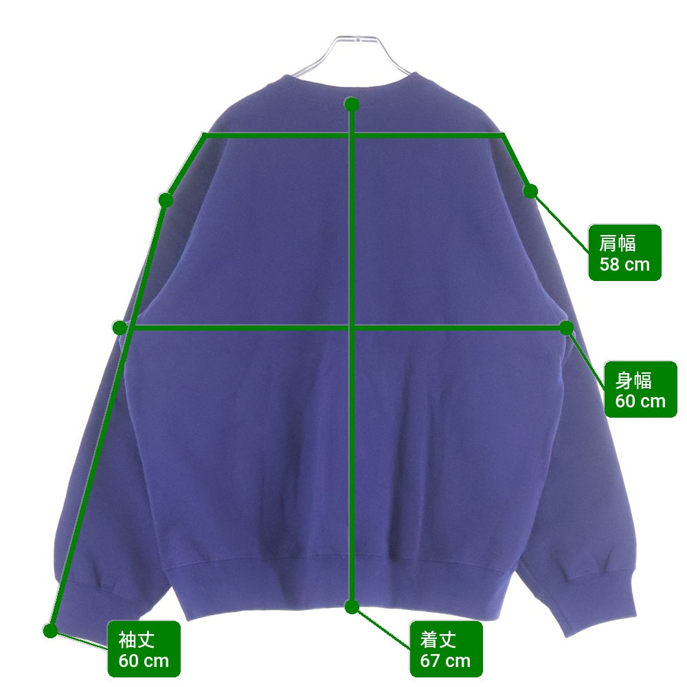 SUPREME(シュプリーム) 24SS Established Crewneck スウェットクルーネックトレーナー パープル