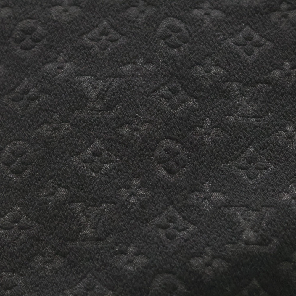 LOUIS VUITTON(ルイヴィトン) エシャルプ・モノグラム クラシック ウールマフラー フリンジ ブラック M70520