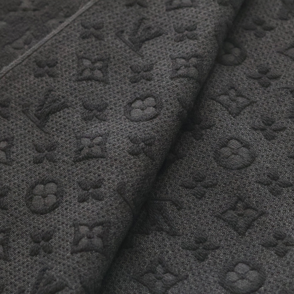 LOUIS VUITTON(ルイヴィトン) エシャルプ・モノグラム クラシック ウールマフラー フリンジ ブラック M70520