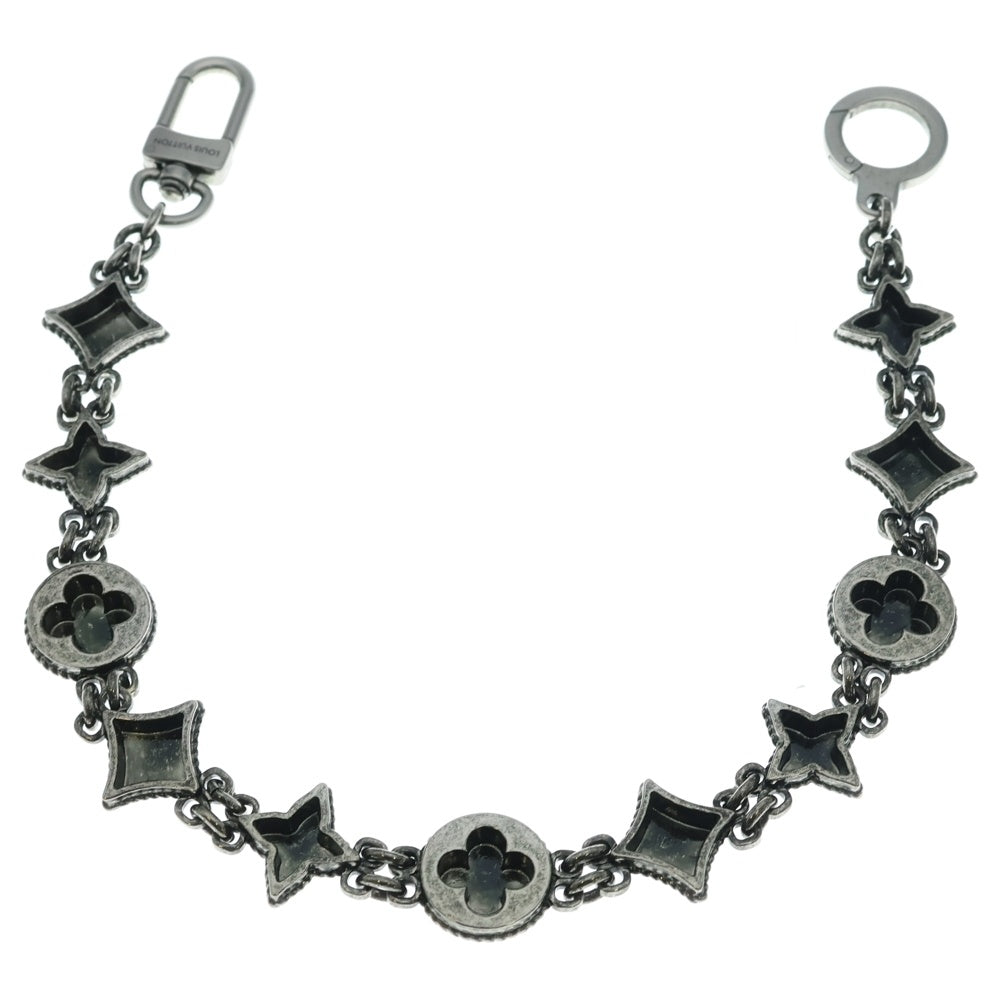 LOUIS VUITTON(ルイヴィトン) チャームチェーン ウエスタン モノグラムフラワー LVシグネチャー M02031 シルバー