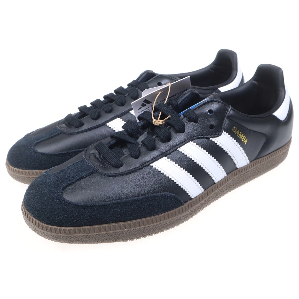 adidas(アディダス) SAMBA OG サンバ ガムソール ローカットスニーカー ブラック/ホワイト US9/27.0cm