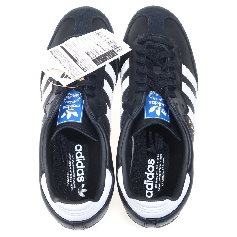 adidas(アディダス) SAMBA OG サンバ ガムソール ローカットスニーカー ブラック/ホワイト US9/27.0cm