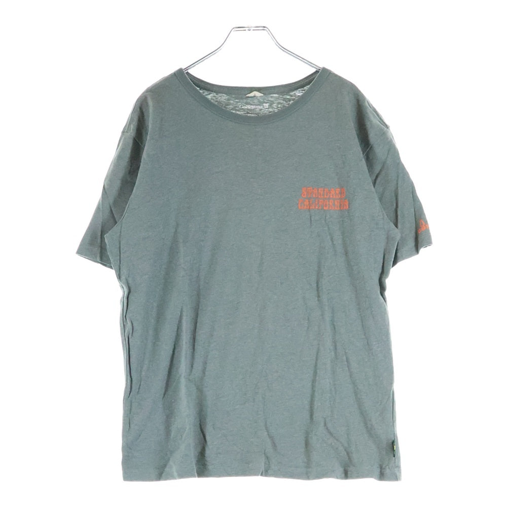STANDARD CALIFORNIA(スタンダード カリフォルニア) ×Gohemp ゴーヘンプ コットンヘンプ ロゴプリント半袖Tシャツ クルーネックカットソー グリーン