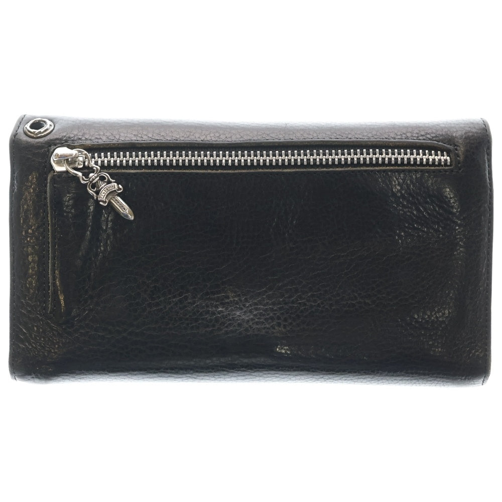 CHROME HEARTS(クロムハーツ) WAVE ウェーブ レザーウォレット 財布 ブラック