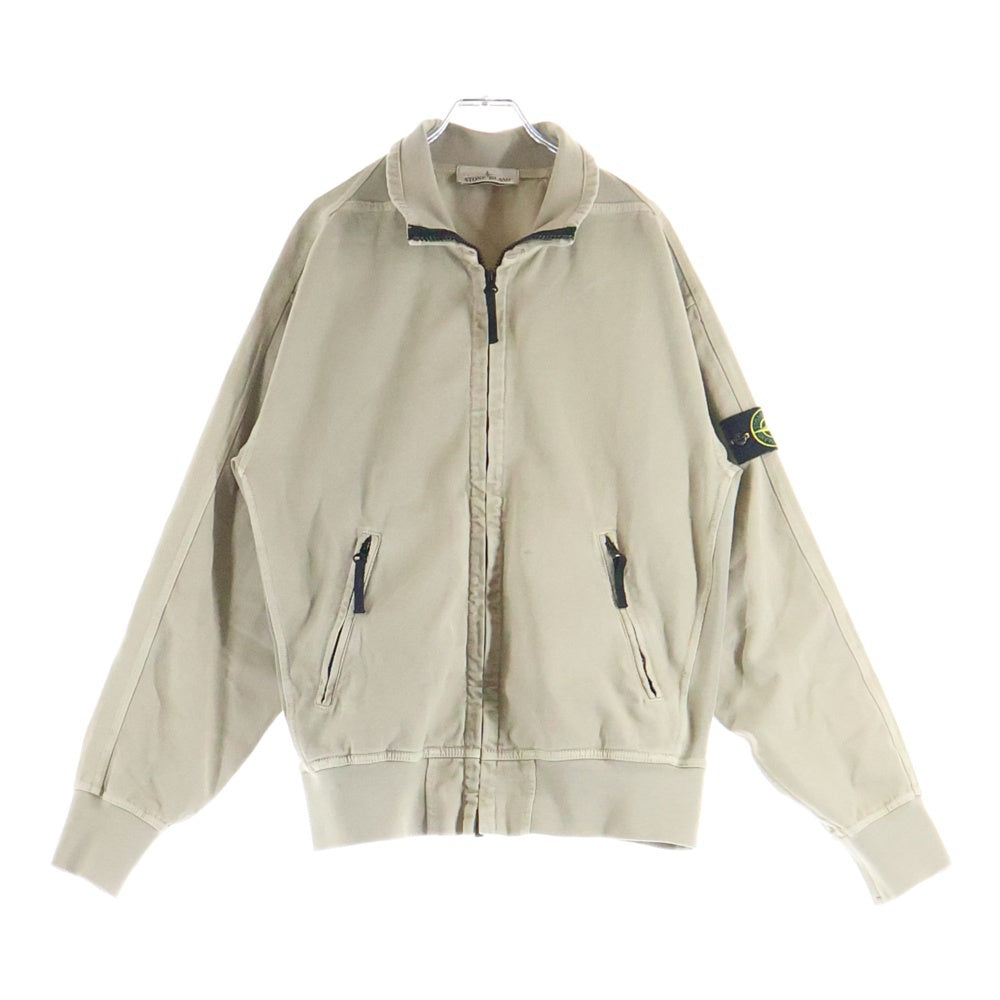 STONE ISLAND(ストーンアイランド) 25AW ZIP UP CARDIGAN ジップアップカーディガン ブルゾンジャケット 袖ロゴワッペン ベージュ K2S156100056S0184