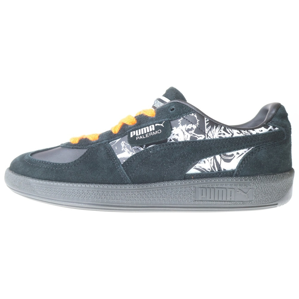PUMA(プーマ) ×BLEACH PALERMO ブリーチ パレルモ グラフィックプリント ローカットスニーカー ブラック 403445-01 レディース