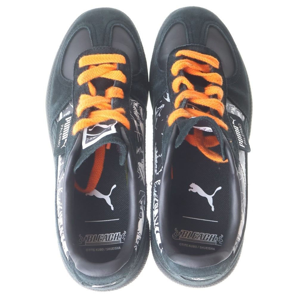 PUMA(プーマ) ×BLEACH PALERMO ブリーチ パレルモ グラフィックプリント ローカットスニーカー ブラック 403445-01 レディース