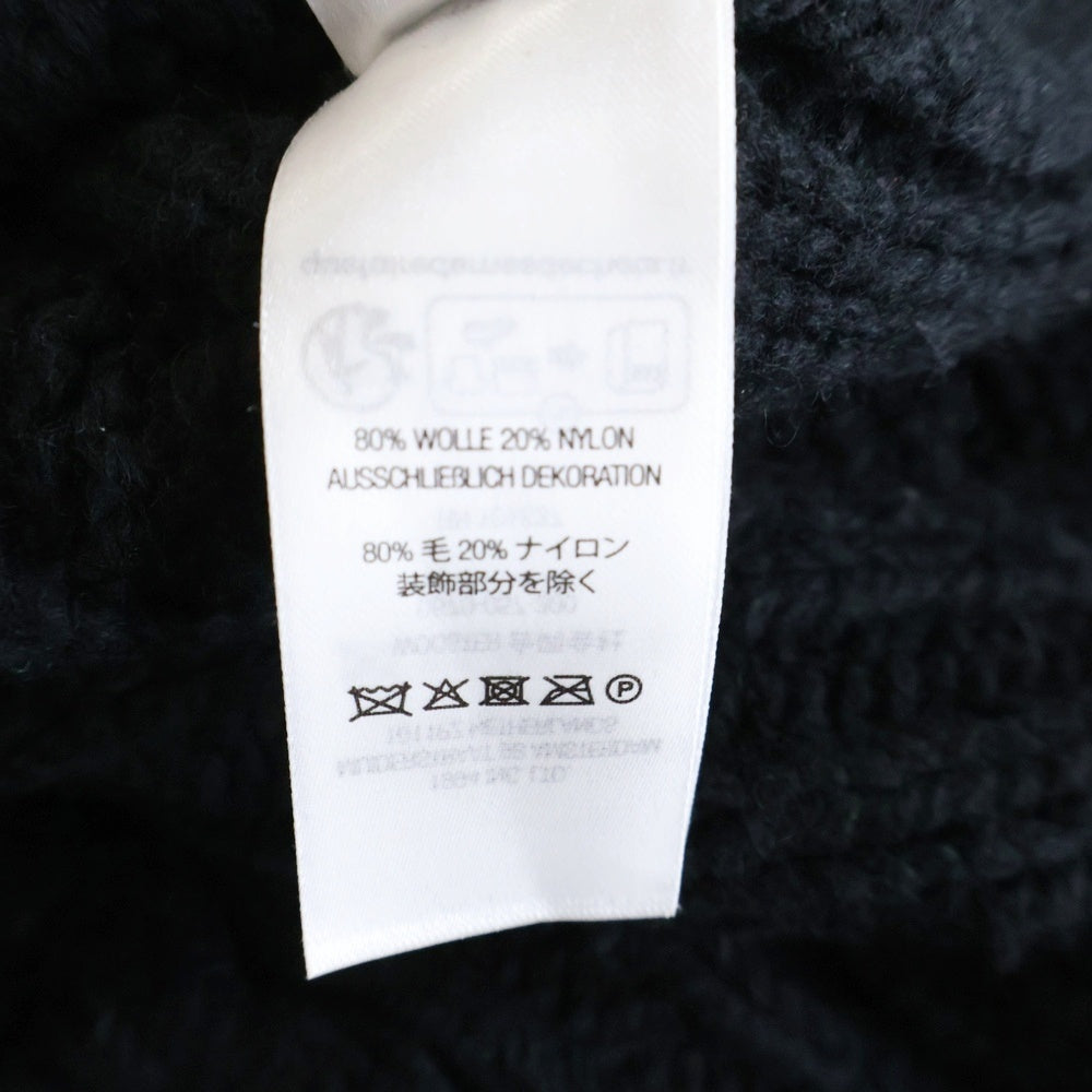 SUPREME(シュプリーム) 23AW Applique Cable Knit バックロゴ ケーブルニット セーター ブラック