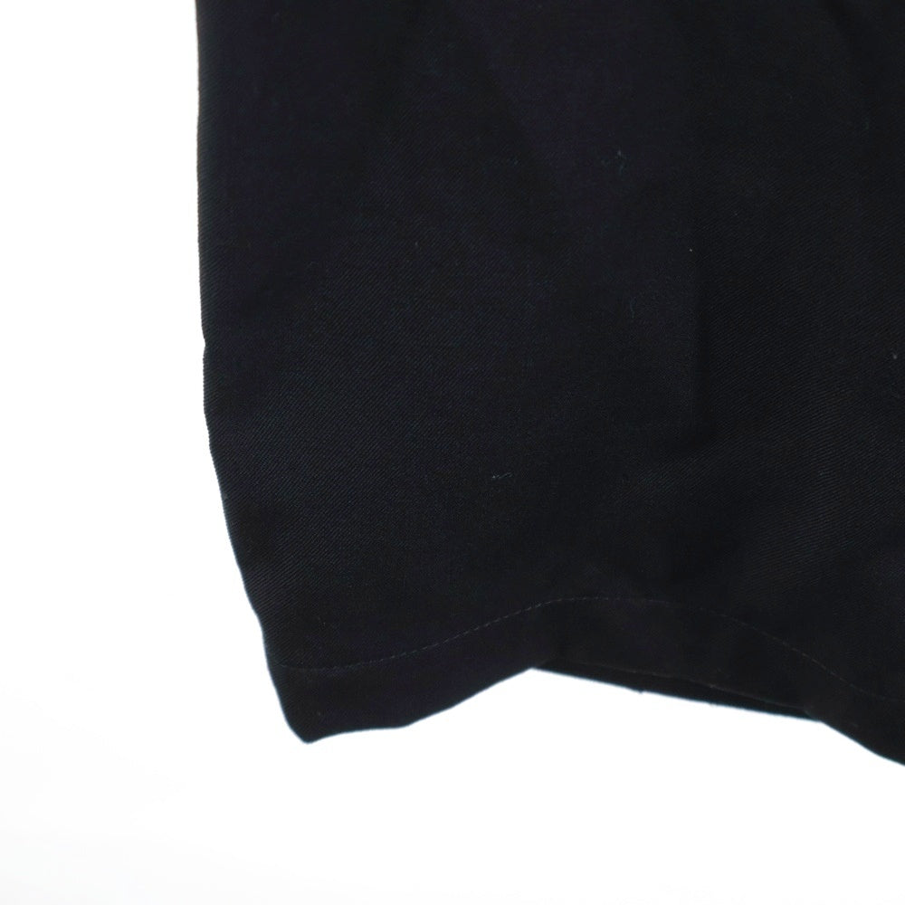 Yohji Yamamoto POUR HOMME(ヨウジヤマモト プールオム) ウールギャバ紐パンツ スラックスパンツ ブラック HV-P99-100