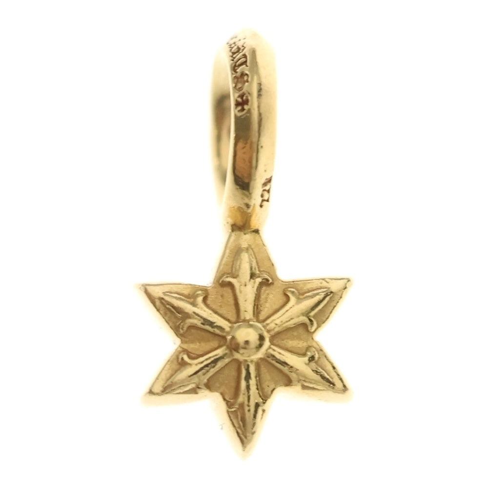 CHROME HEARTS(クロムハーツ) 22K STACK STAR V2 スタースタックチャーム ペンダントトップ ゴールド BCA405