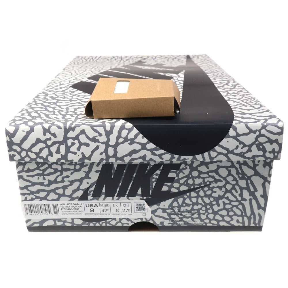 NIKE(ナイキ) Air Jordan 1 High OG White Cement/Safari エアジョーダン1 ハイ OG ホワイトセメント/サファリ ハイカットスニーカー グレー DZ5485-052 US9/27cm