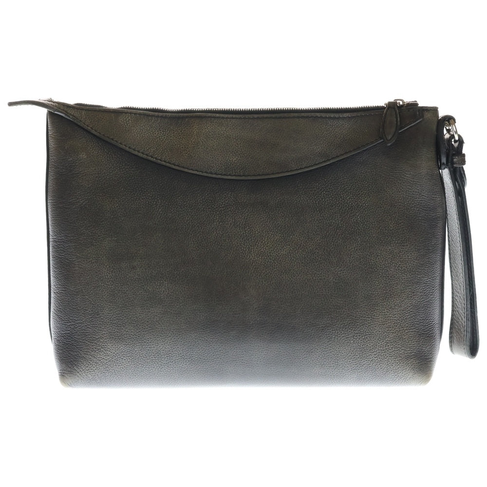 Berluti(ベルルッティ) レイトアワー スクリット カリグラフィ ポーチ クラッチバッグ ブラウン