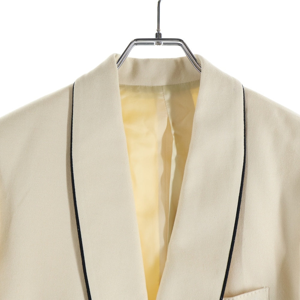 CELINE(セリーヌ) クラシックショールカラーダブルブレストジャケット テーラードジャケット アイボリー 2V766089I