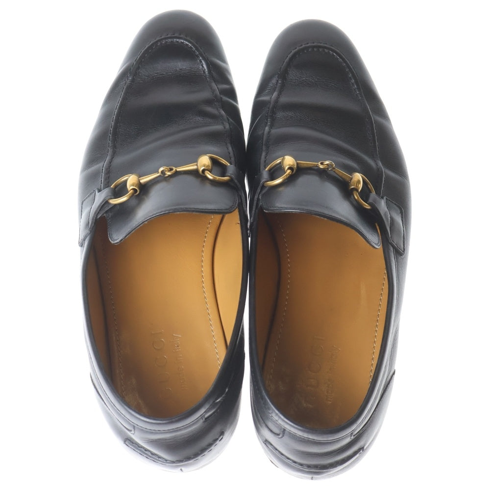 GUCCI(グッチ) ホースビットローファー レザー ブラック 406994