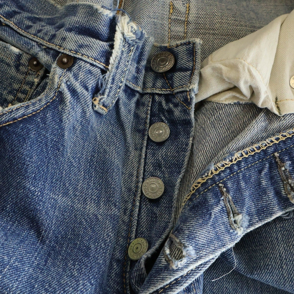 Levi's(リーバイス) 60s 501 BIG E 前期 Vステッチ 足長R ボタン裏4 デニム ジーンズ パンツ インディゴ