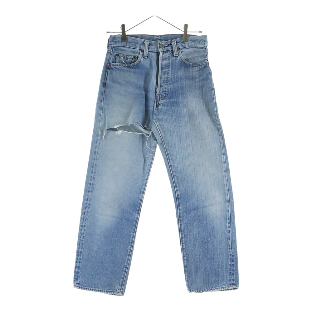 Levi's(リーバイス) 70s 66後期 ボタン裏524 不均等V ポケット裏チェーン デニム ジーンズ パンツ インディゴ