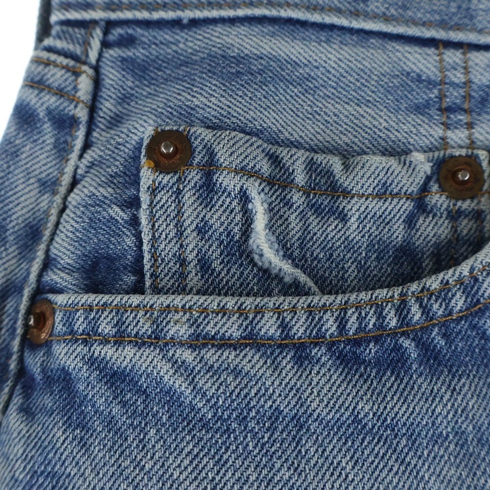 Levi's(リーバイス) 70s 66後期 ボタン裏524 不均等V ポケット裏チェーン デニム ジーンズ パンツ インディゴ