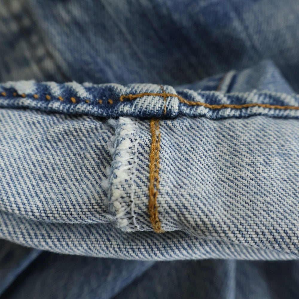 Levi's(リーバイス) 70s 66後期 ボタン裏524 不均等V ポケット裏チェーン デニム ジーンズ パンツ インディゴ