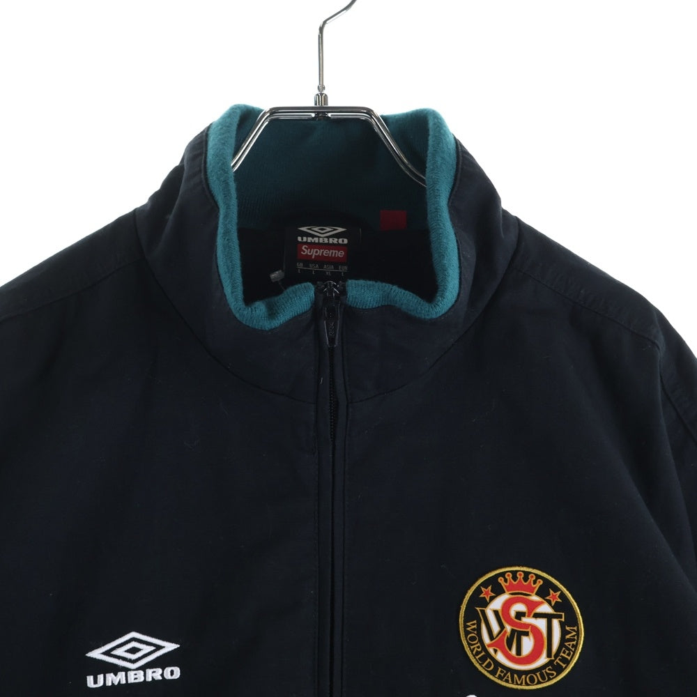 SUPREME(シュプリーム) 23AW ×UMBRO Cotton Ripstop Track Jacket アンブロ コットンリップストップトラックジャケット ブラック