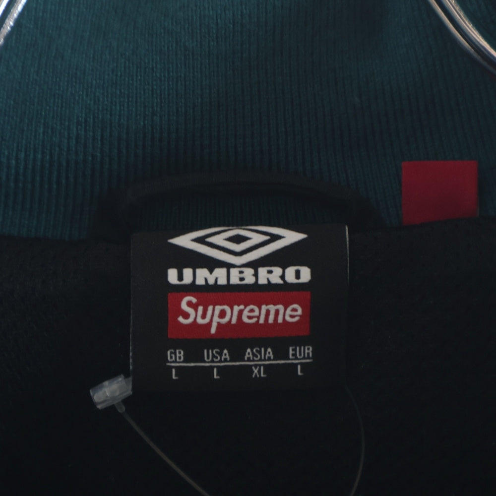 SUPREME(シュプリーム) 23AW ×UMBRO Cotton Ripstop Track Jacket アンブロ コットンリップストップトラックジャケット ブラック