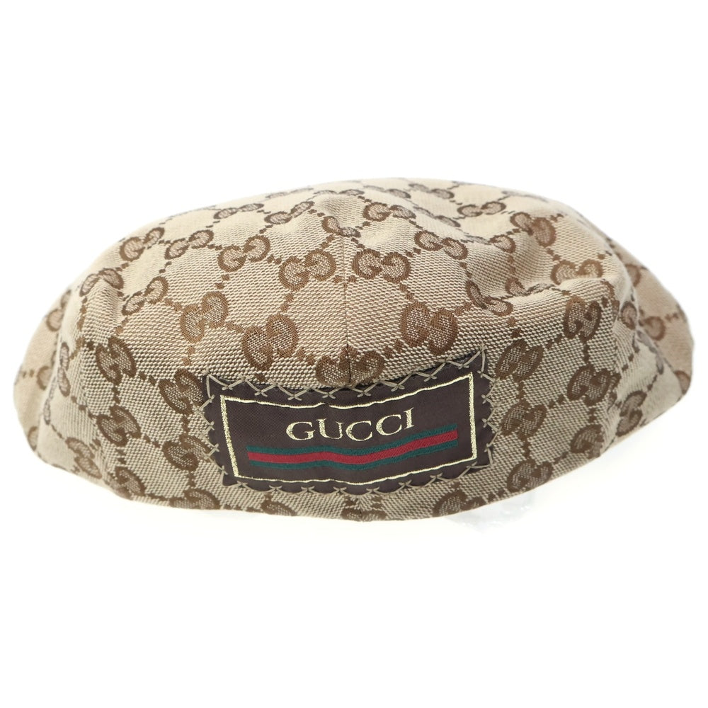 GUCCI(グッチ) GGキャンバス フラットキャップ ベージュ 696856 4HAOB