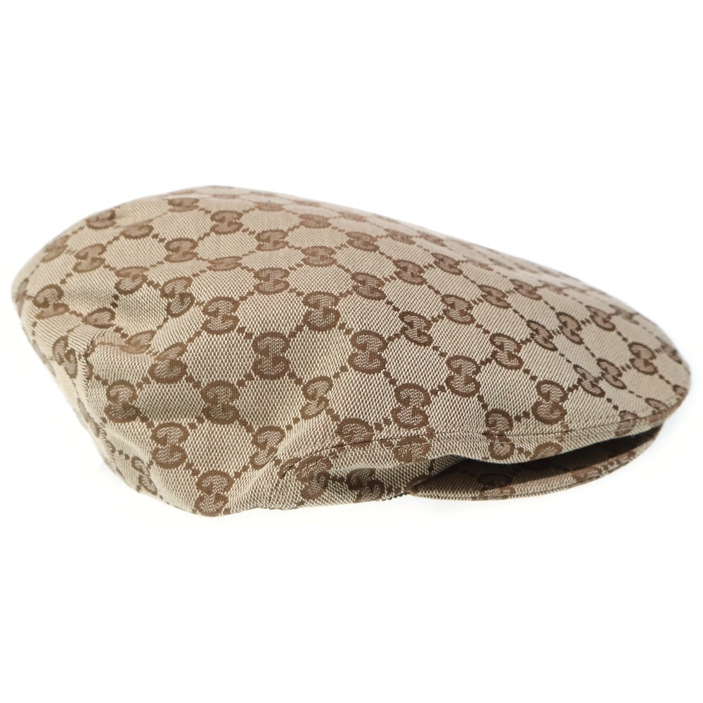 GUCCI(グッチ) GGキャンバス フラットキャップ ベージュ 696856 4HAOB