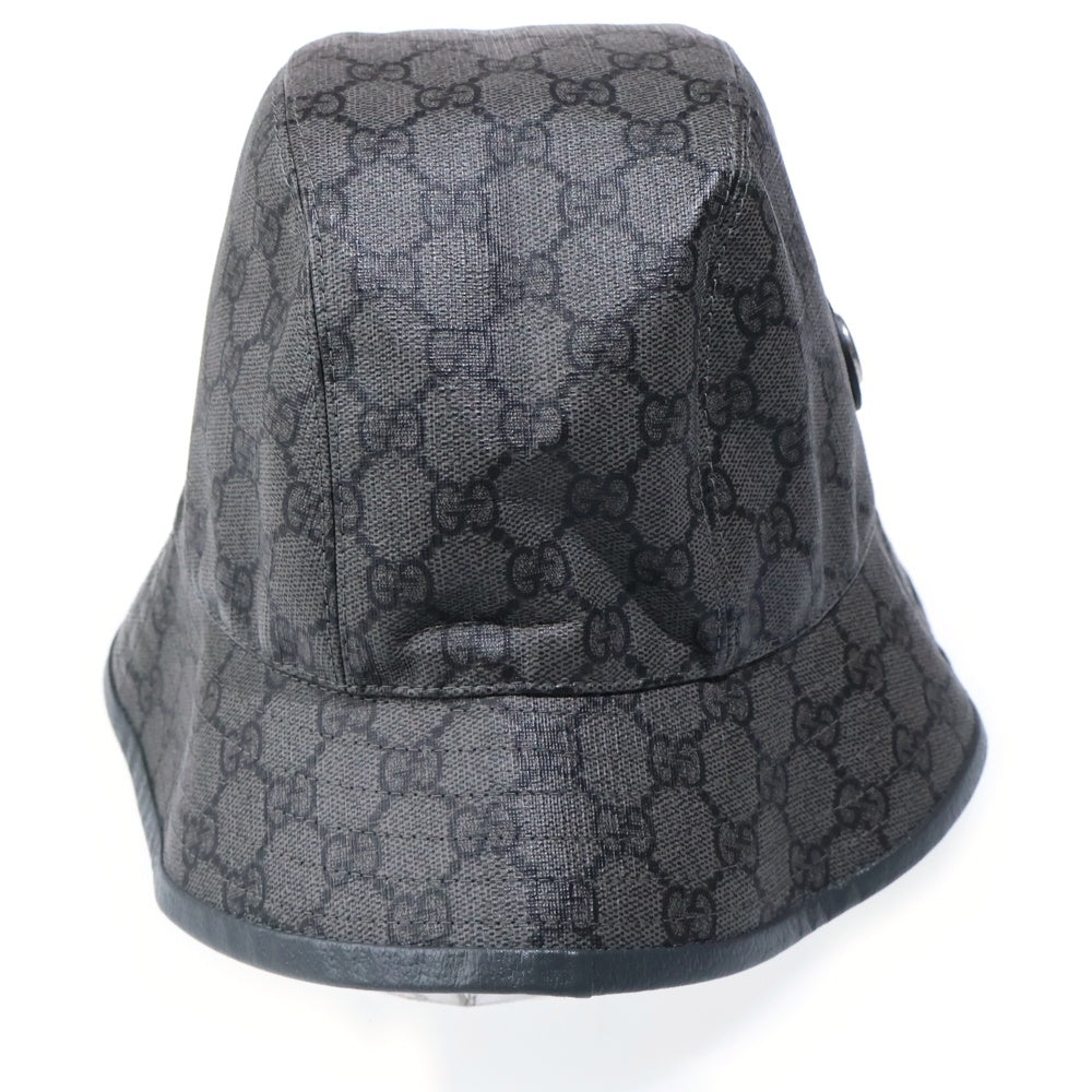 GUCCI(グッチ) FEDORA NOT DEFINED GGスプリーム バケットハット グレー 733985 4HAN4