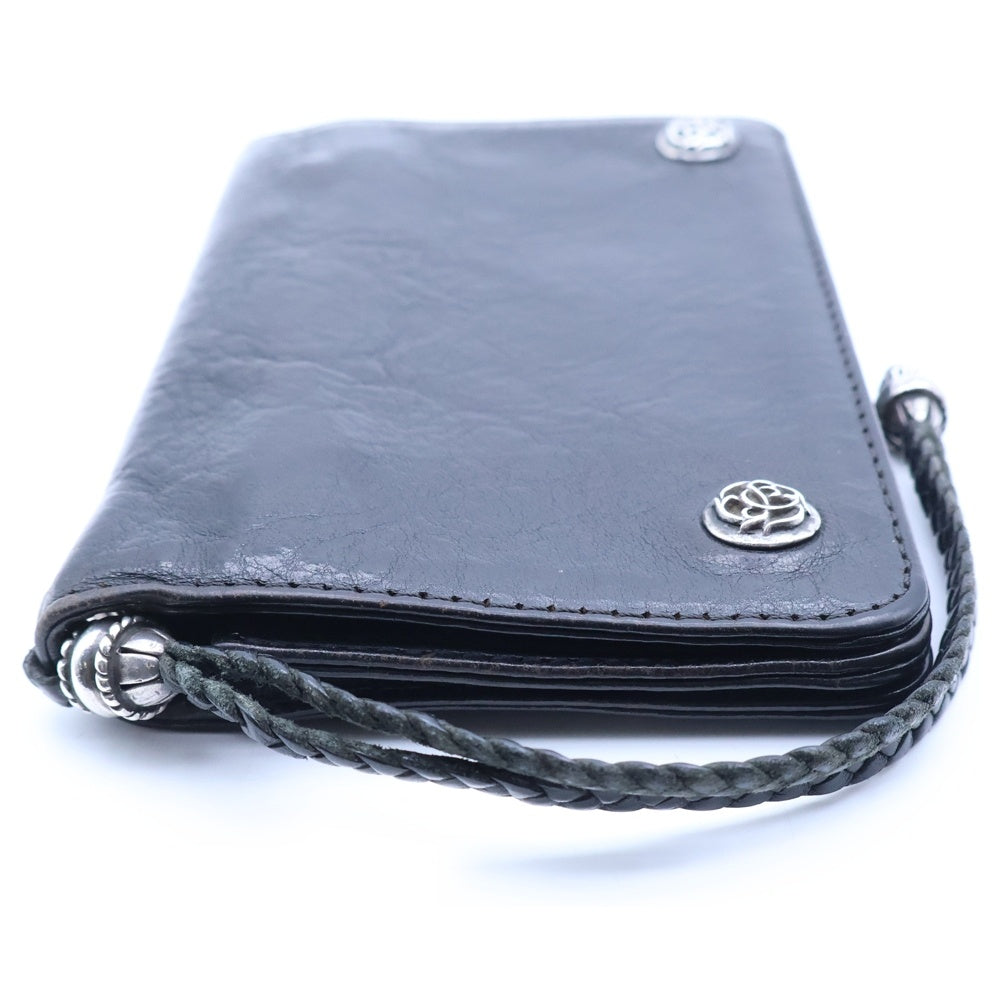 CHROME HEARTS(クロムハーツ) 2ZIP 2ジップ フローラルボタンレザー