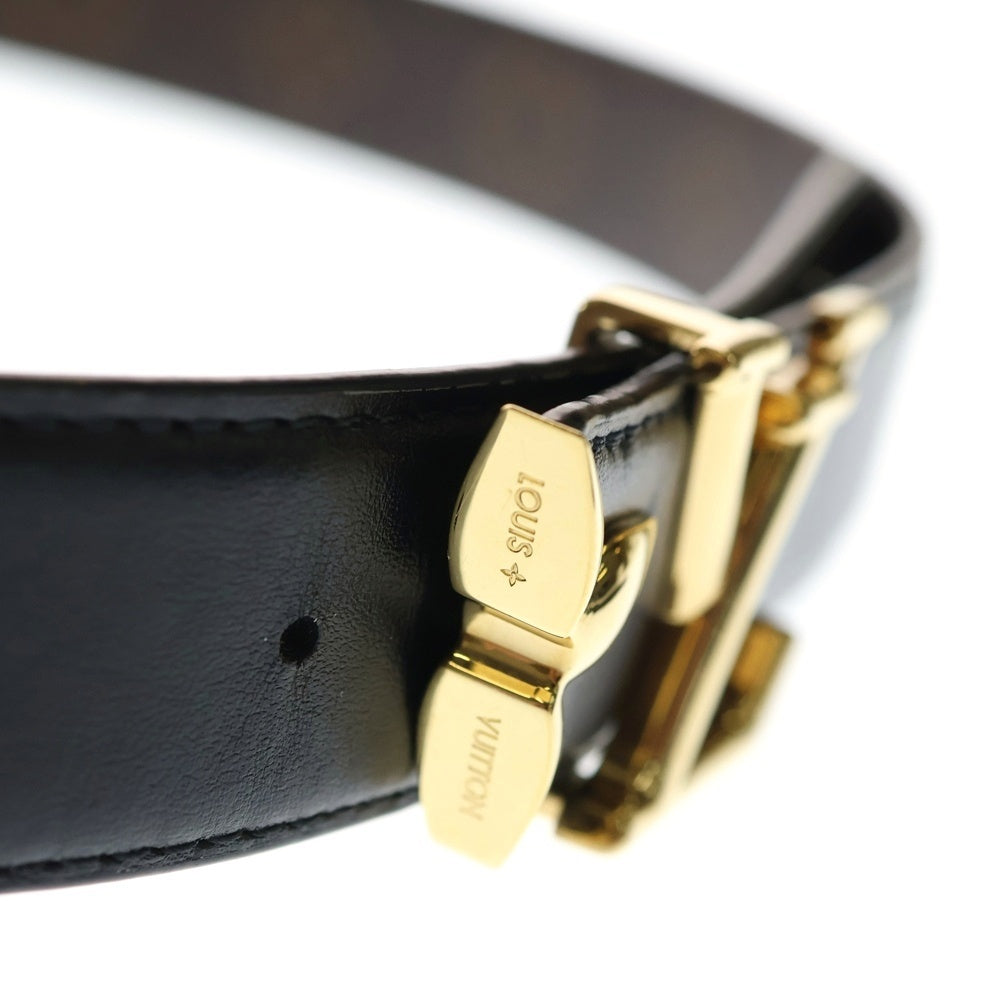 LOUIS VUITTON(ルイヴィトン) プリティーLV30MM リバーシブル ロゴバックル モノグラム ベルト ブラウン/ゴールド M0699/BC3283