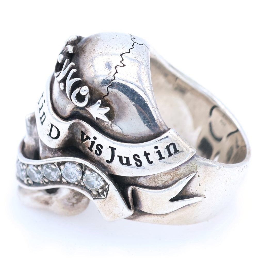Justin Davis(ジャスティンデイヴィス) BLESSING RING ブレッシングリング スカルモチーフ シルバー SRJ331