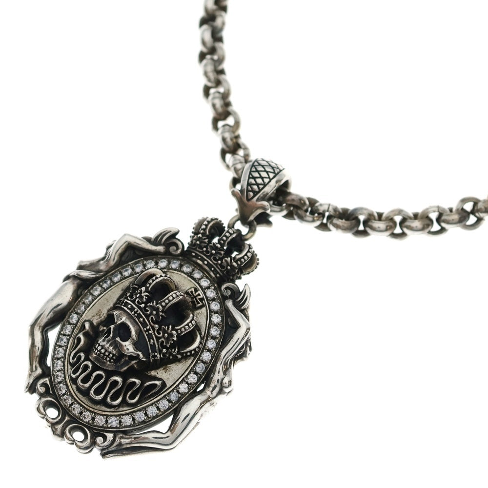 Justin Davis(ジャスティンデイヴィス) M.THUNDER CAMEO マイティサンダーカメオ メノウ ネックレス シルバー SPJ525 レディース