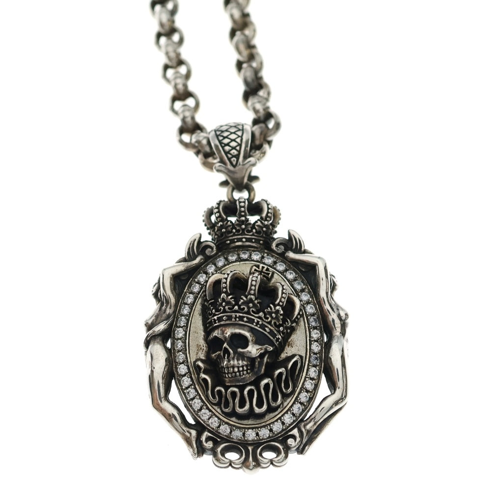 Justin Davis(ジャスティンデイヴィス) M.THUNDER CAMEO マイティサンダーカメオ メノウ ネックレス シルバー SPJ525 レディース