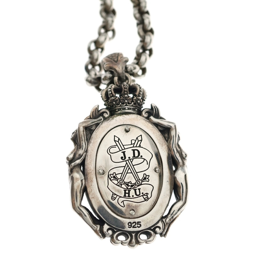 Justin Davis(ジャスティンデイヴィス) M.THUNDER CAMEO マイティサンダーカメオ メノウ ネックレス シルバー SPJ525 レディース