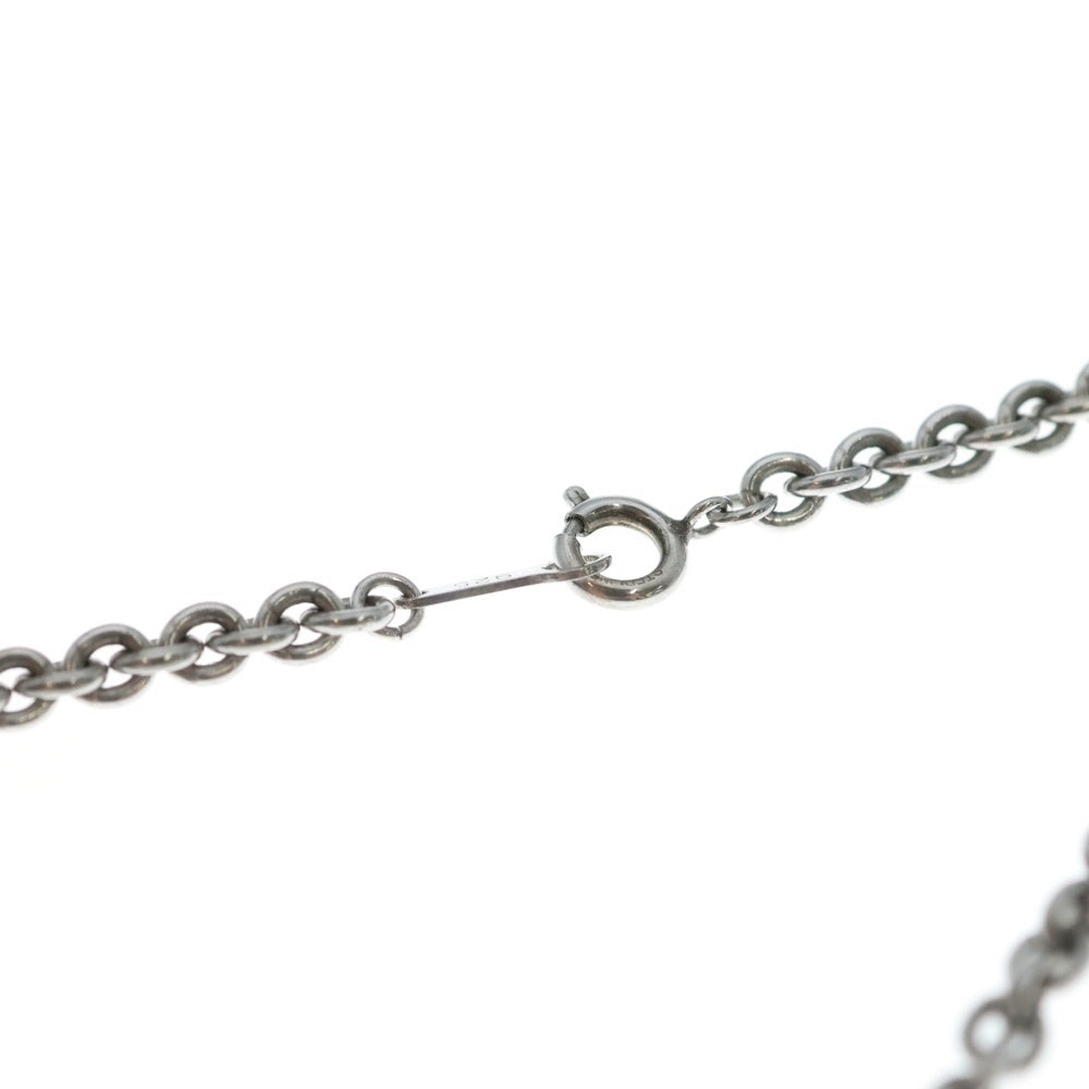 Justin Davis(ジャスティンデイヴィス) FUTURE WHELL フューチャーホイール クラウン スカルモチーフ ジルコニア ペンダント ネックレス シルバー SPJ555 レディース