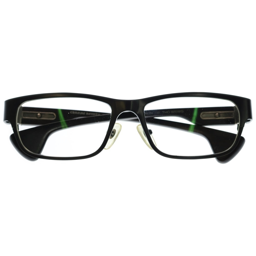CHROME HEARTS(クロムハーツ) THO BRIWG ウッドフレーム メガネ サングラス ブラウン/ブラック ※度入り