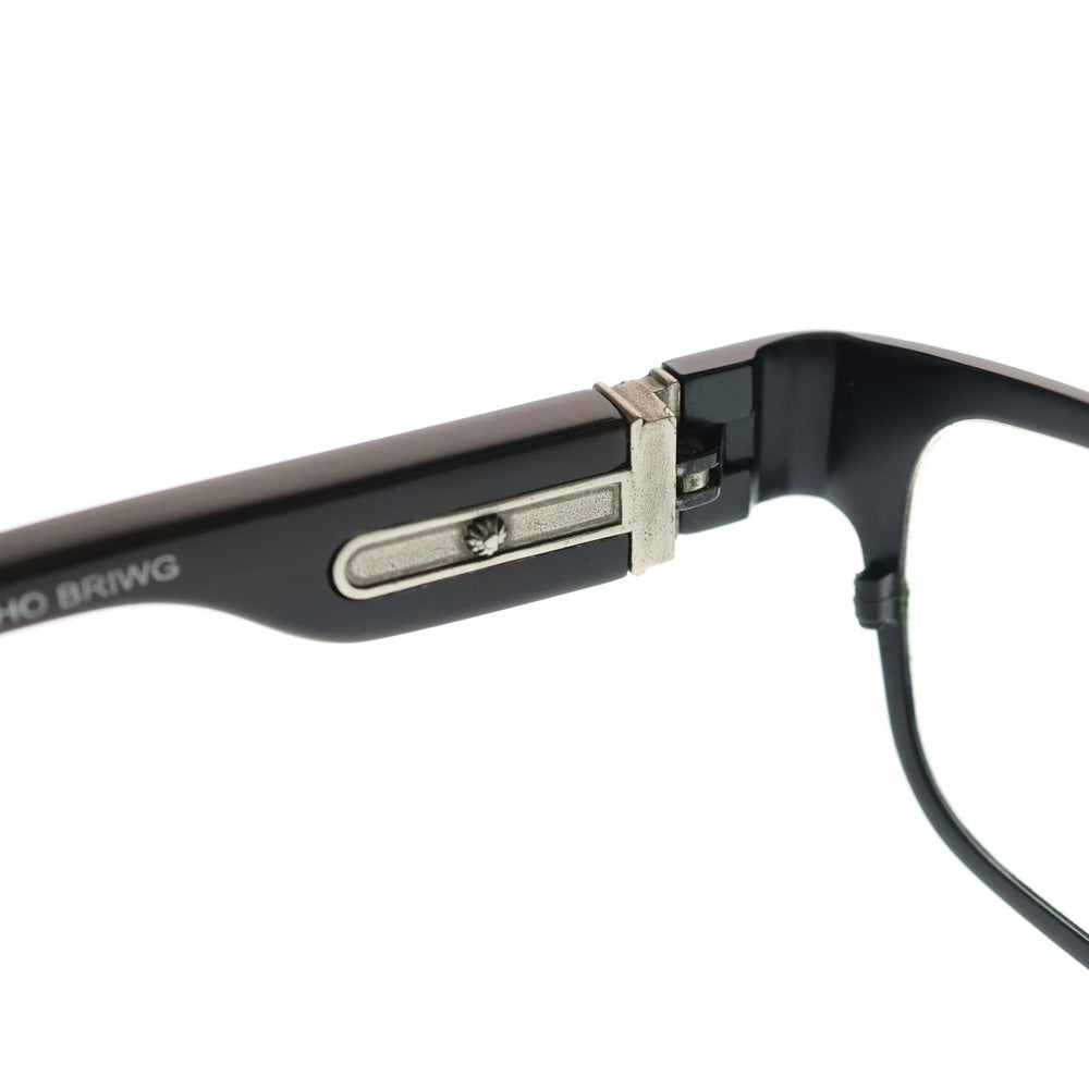 CHROME HEARTS(クロムハーツ) THO BRIWG ウッドフレーム メガネ サングラス ブラウン/ブラック ※度入り