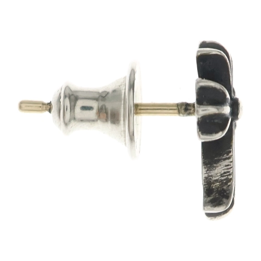 CHROME HEARTS(クロムハーツ) CH CRSS 2 FAT CHクロスファット スタッドピアス シルバー BCA092