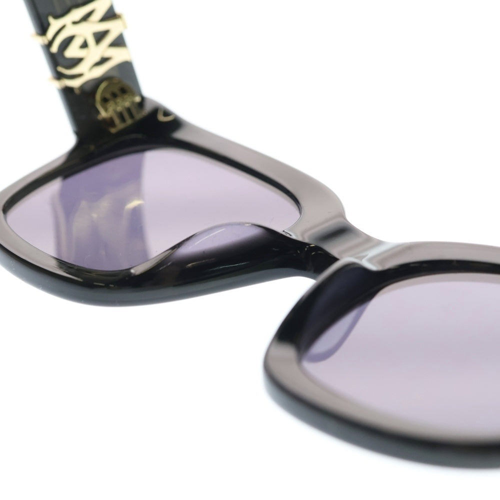 AMIRI(アミリ) Jumbo MA Sunglasses サイドジャンボMAロゴ サングラス ブラック/ゴールド AMACSN1004